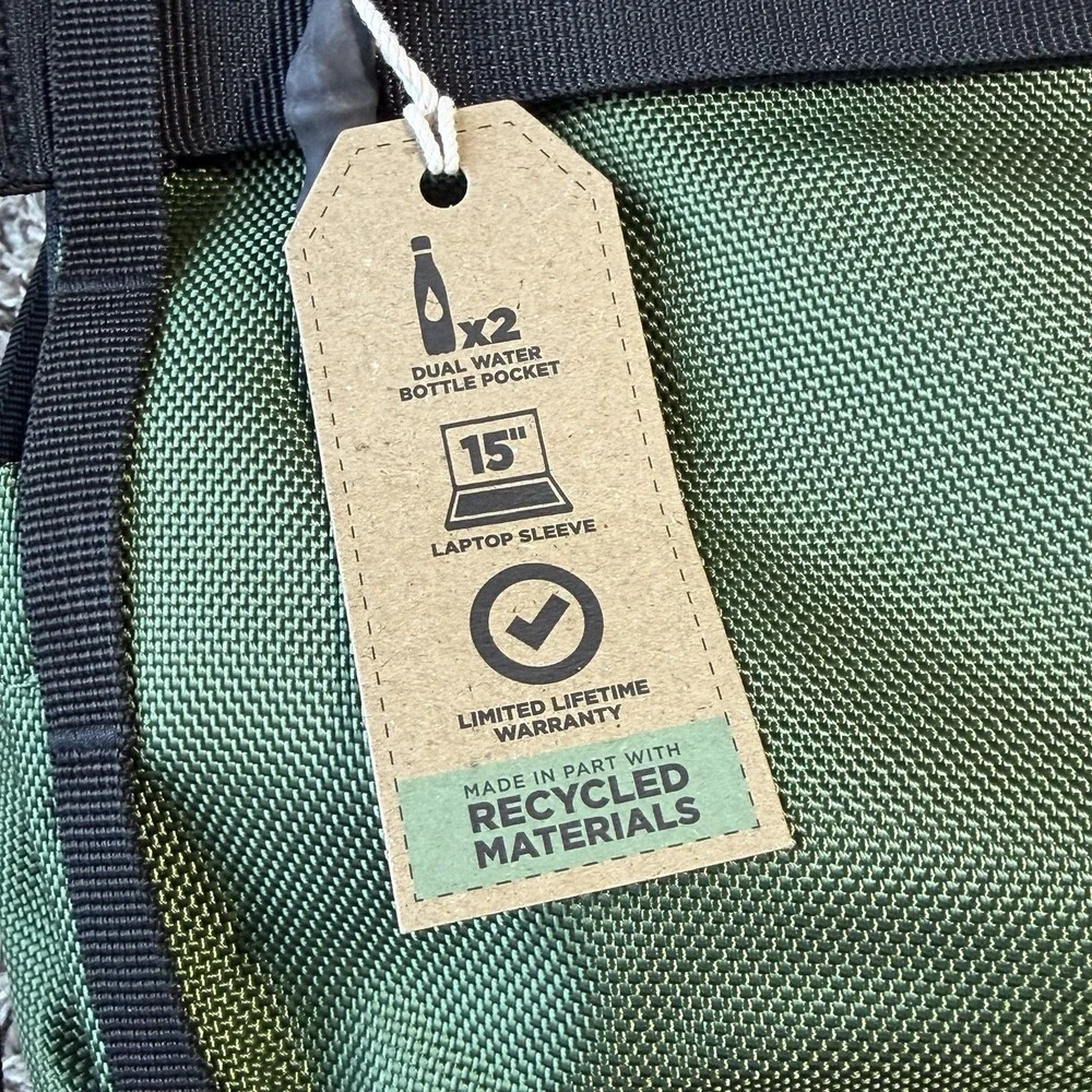 JanSport Venture Pack System 60L Travel Backpack 2-in-1 Carry On Cargo GREEN NEW